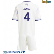 Maglie da calcio Aston Villa Ezri Konsa #4 Terza Maglia Bambino 2025-26 Manica Corta (+ Pantaloni corti)